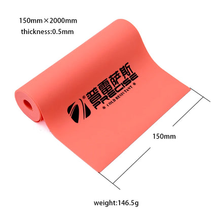 200cm*15cm Good Quality Catapult Flat Rubber Band 0.4mm-1.0mm Colorful Natural Rubber Band for Slingshot Bow and Sports
