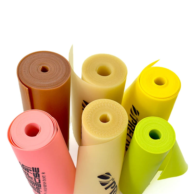 200cm*15cm Good Quality Catapult Flat Rubber Band 0.4mm-1.0mm Colorful Natural Rubber Band for Slingshot Bow and Sports