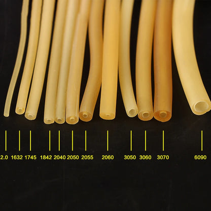 5M 1745/2050/3050/3060 Natural Latex Rubber Tube Stretch Elastic for Outdoor Hunting Slingshot Catapult Accessories