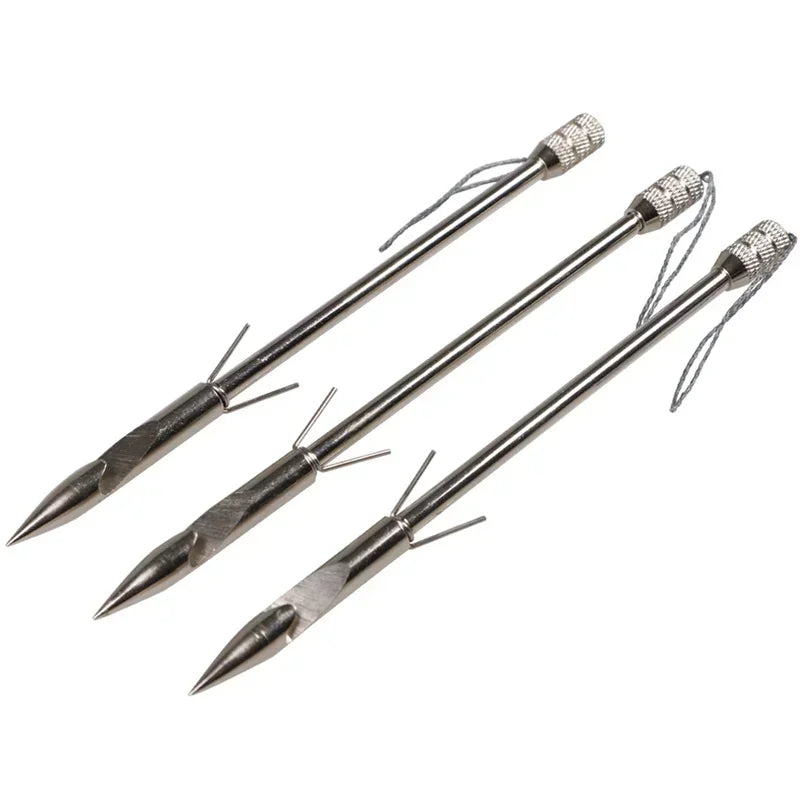 4pcs Fish Dart  144mm Stainless Steel Slingshot