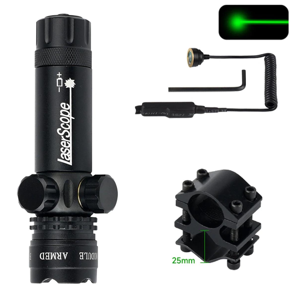 Precision Red/Green Laser Sight (5mW)