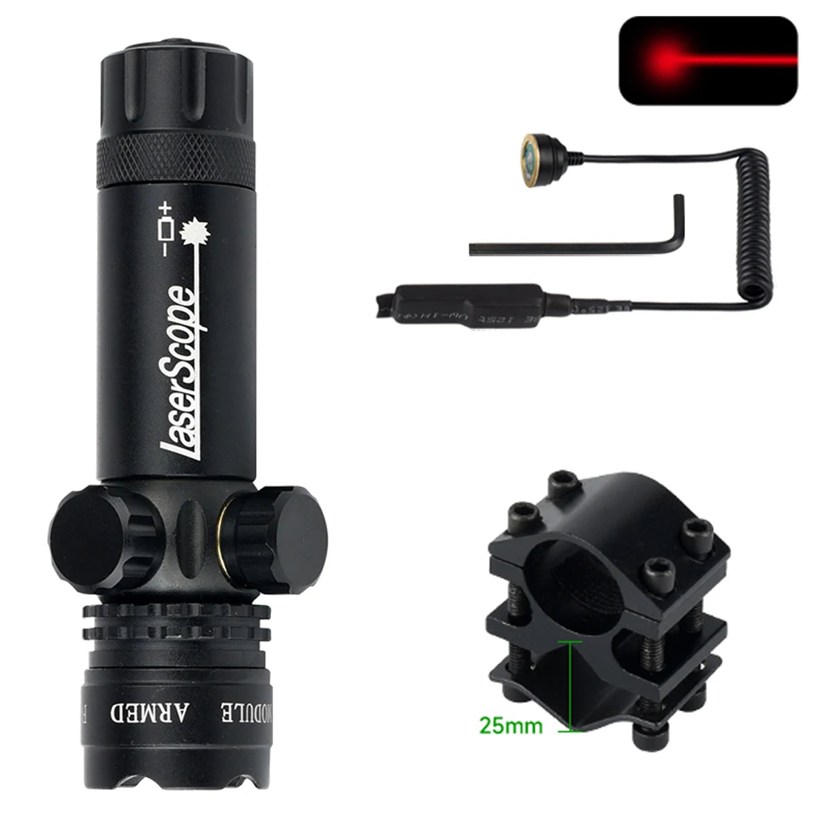 Precision Red/Green Laser Sight (5mW)
