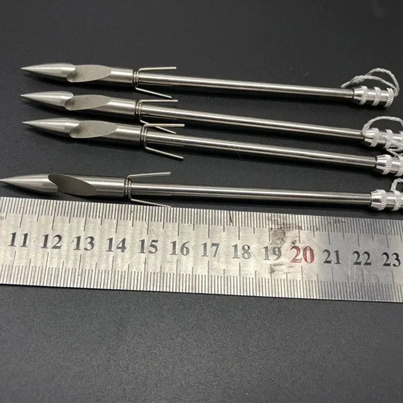 4pcs Fish Dart  144mm Stainless Steel Slingshot