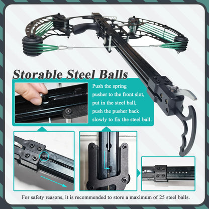 ⚡[50% OFF] ⚡ Repeating Steel Ball Slingshot VIP 9