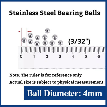 Stainless Steel Bearing Ball 1/4" 5/16" 3/16" 5/32" 1/8" 3/32" 3/8" 1/2" 3/4/5/6/8/12.7mm Bicycle Bearing Precision Mixing Balls