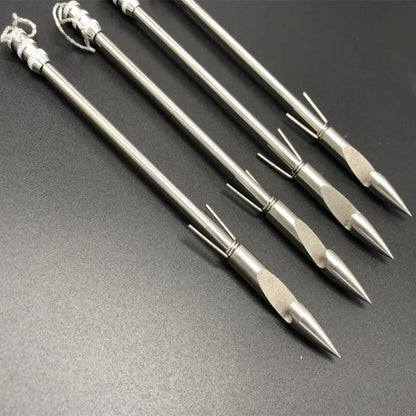 4pcs Fish Dart  144mm Stainless Steel Slingshot