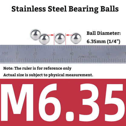 Stainless Steel Bearing Ball 1/4" 5/16" 3/16" 5/32" 1/8" 3/32" 3/8" 1/2" 3/4/5/6/8/12.7mm Bicycle Bearing Precision Mixing Balls