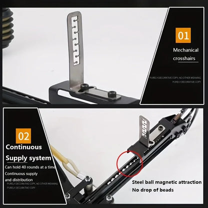 🔥[NEW]🔥 Automatic slingshot bow with 60lbs tensile strength