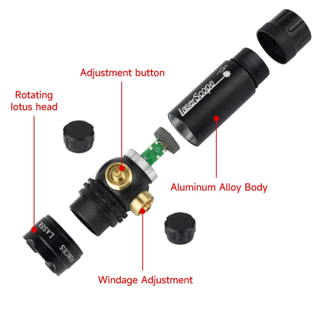 Precision Red/Green Laser Sight (5mW)